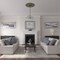 Ekena Millwork Galveston Ceiling Medallion (Canopies up to 4 3/4"), 36 5/8"OD x 3 5/8"ID x 2 3/8"P, Spartan Stone CM36GLSSF - alternate 2